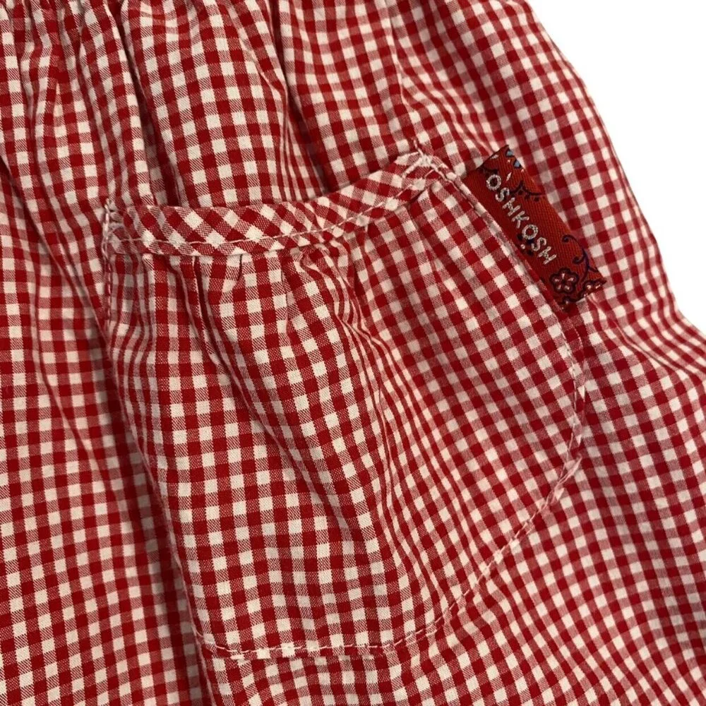 OshKosh 18m Red Gingham Star Dress